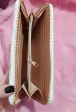 Cartera informal de charol para mujer, bolso de mano femenino, con cremallera, tarjetero, monedero