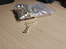 Terminal en forma de U, conectores de insertos en frío, terminal de fascia de dientes pequeños, 100-0,5 mm2, unids/lote