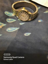 Reloj de cuarzo Vintage para hombre y mujer, pulsera elástica de oro y plata, de negocios, para parejas, para fiesta y oficina, 1 Uds.