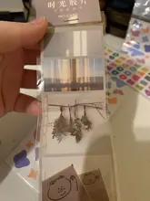 Mohamm-Cinta adhesiva Washi para álbum de recortes, adhesivo creativo para Colegio estacionario tela suministros de decoración, Serie de película, 1 Uds.