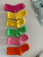 Calcetines de algodón transpirables y cálidos para niños, 5 pares, para primavera y otoño