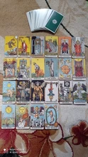 84 unids/set cartas del Tarot sin fronteras Smith juego de mesa de Tarot tarjetas inglés completo portátil amigo fiesta Mesa tarjetas de Juego de 4P