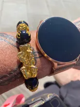 24 estilos Feng Shui de piedra obsidiana pulsera con cuentas hombres mujeres Unisex pulsera de Oro Negro Pixiu riqueza buena suerte pulsera de las mujeres