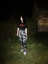 Pantalones de camuflaje para mujer, pantalón Sexy de camuflaje, Cargo, informal, de combate militar, cintura alta, 2021