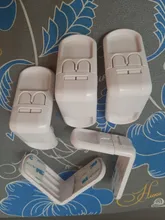 Protección de seguridad de plástico para bebés, 5 uds., en cajas de armarios, cajón de bloqueo, producto de seguridad de puertas