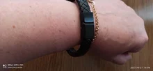 ZOSHI-pulsera de cuero trenzado Punk para hombre, brazalete de acero inoxidable, cierre magnético, color negro y rojo