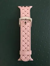 Correa de silicona para Apple watch 6, 44mm, 40mm, serie 5, 4, 3, 2 SE, accesorios, correa de Patrón de tejido, pulsera iWatch de 42mm y 38mm