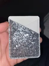 Funda de moda novedosa para teléfono móvil, soporte para tarjeta de identificación y crédito, pegatina adhesiva, funda trasera de bolsillo, 1 unidad