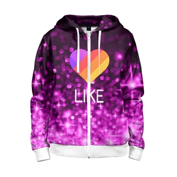 Children's sweatshirt 3D with zipper like
Children's sweatshirt 3D with zipper like