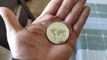 Mejor 1 Uds en onda moneda XRP CRYPTO conmemorativa onda XRP los coleccionistas de arte de la moneda regalos