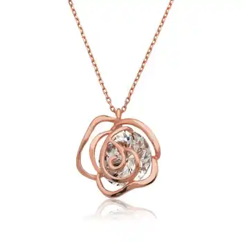 KUTAYDAN 925 Sterling Silver Rose Lady Necklace
KUTAYDAN 925 Sterling Silver Rose Lady Necklace