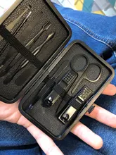 Cortauñas de acero inoxidable para el hogar, cortadores para manicura, tijeras de pedicura, 7/10/16/18 Uds.