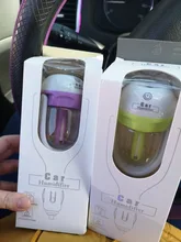 Humidificador purificador de aire para coche, difusor de Aroma, pulverizador silencioso, generador de niebla, fragancia de coche, ambientador de Color caramelo