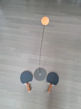 Raqueta de madera para practicar tenis de mesa para adultos, máquina de entrenamiento de eje suave, entrenador, práctica de Ping Pong, chico elástico