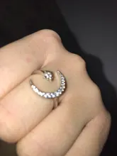 IPARAM nuevo diseño CZ estrella de circón anillo de 2020 declaración de moda oro plata encanto de Color señora chica anillo de la joyería