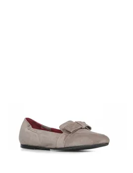 

İLVİ Cina Women's Ballerina Mink Suede