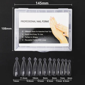 120pcs/set Extra Long False Nails Forms Stiletto Tips Sharp End Stilettos Fake Nail UV Gel Manicure Easy Apply Salon
120pcs/set Extra Long False Nails Forms Stiletto Tips Sharp End Stilettos Fake Nail UV Gel Manicure Easy Apply Salon
