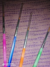 4 unids/set gradiente colorido arte de uñas cepillo de pintura dibujo talla pluma profesional pinceles para Gel UV manicura herramientas