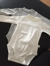 Hooyi bebé niño ropa 100% de algodón puro de monos recién nacidos de cuello alto prematuro ropa camisas Tops 0 1 2 3 años Pijamas suave