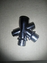 Shower Head Water Splitter Water Separator Adapter 1/2 Male Outlet Female Inlet 3 Way