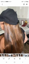 HUAYA-gorro de béisbol sintético, largo y recto, Natural, negro, marrón, pelucas, extensiones de cabello Natural sin costuras