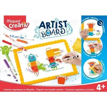 KIT MAGNETIC MAPED ARTIST BOARD-CONTENT 1 MAGNETIC WHITEBOARD/1 CLOTH/6 ROTUS DRY ERASE AND 1 SHEET MAGNETS BORDER ERASE
KIT MAGNETIC MAPED ARTIST BOARD-CONTENT 1 MAGNETIC WHITEBOARD/1 CLOTH/6 ROTUS DRY ERASE AND 1 SHEET MAGNETS BORDER ERASE
