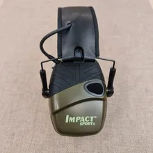 2021 táctica electrónica orejera para disparar Anti-ruido auriculares de sonido de amplificación de protección auditiva auricular plegable gran oferta