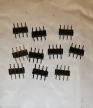 Adaptador de conector RGBW RGB de 4 pines y 5 pines, doble inserción para RGB RGBW 100 5050 3528, 10-2835 Uds.