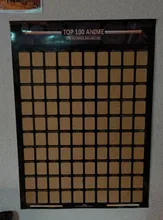 Póster de Anime para decoración del hogar, lista de cubo de Anime Premium y artisticos, gran regalo para los fanáticos del Anime, 100