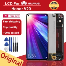 

6.4" Original Display Replacement For HUAWEI Honor View 20 LCD V20 Display Screen Touch Digitizer Assembly For Nova 4 LCD Screen