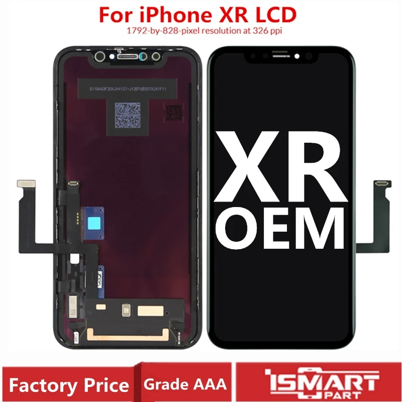 OEM Original LCD for iPhone XR Display Touch Screen Assembly Screen Replacement 6.1inches
OEM Original LCD for iPhone XR Display Touch Screen Assembly Screen Replacement 6.1inches