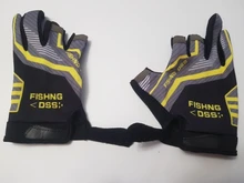 Guantes de pesca con corte de tres dedos para hombre, herramienta antideslizante, guantes para pesca al aire libre, guante de elasticidad, accesorios de pesca, buscador de peces