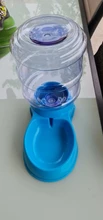 Bebederos de Alimentación de Mascotas de plástico de 3,8l Alimentador automático para gatos y perros, cuenco de agua para mascotas