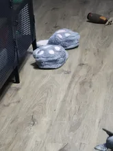 De dibujos animados gato Rosa pantuflas de garras de felpa caliente pantuflas Kawaii Zapatillas de casa chica zapatos planos zapatos antideslizante zapatillas mopa gato pantuflas de garras