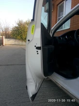 Cinta reflectante para puerta de coche, calcomanías adhesivas de seguridad, Reflector nocturno, señal de advertencia Universal, tira reflectante, 2020, 4 Uds.