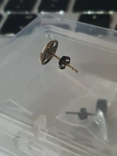 MKENDN-pendientes de plata de primera ley con forma de oveja, aretes pequeños, plata esterlina 925, pentagrama, estilo gótico, Unisex