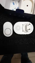 Timbre inalámbrico con aplicación Wifi, sistema de alarma de casa inteligente de bienvenida, 433MHz, blanco, 300m de control remoto, enchufe europeo y estadounidense