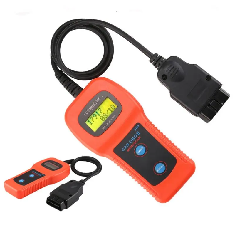 U480 OBDII OBD2 Scanner OBDII CAN BUS Memo Reader Engine Scanner Automotive Scanner Diagnostic-tool
U480 OBDII OBD2 Scanner OBDII CAN BUS Memo Reader Engine Scanner Automotive Scanner Diagnostic-tool
