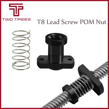 T8 Lead Screw Milling Edge Clearance POM Nut for upgrade Ender 3 CR-10/Tornado and clone 3D printer T8 Lead Screw POM Nut
T8 Lead Screw Milling Edge Clearance POM Nut for upgrade Ender 3 CR-10/Tornado and clone 3D printer T8 Lead Screw POM Nut