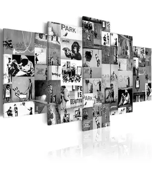 Picture-Banksy: Graffiti Collage IV 
Picture-Banksy: Graffiti Collage IV