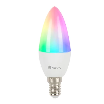 NGS Smart WI-FI LED Bulb Gleam 514C-Bulb Smart with WI-FI E14 500LM CONTROL WITH FREE APP NGS ORB colores regulabl
NGS Smart WI-FI LED Bulb Gleam 514C-Bulb Smart with WI-FI E14 500LM CONTROL WITH FREE APP NGS ORB colores regulabl