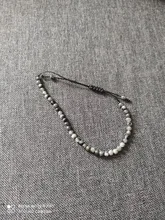 Pulsera de cuentas de piedra ajustable de 4MM para mujer, brazalete tejido de ágatas naturales, jaspe, ónix, lapislázuli, regalo de Año Nuevo, joyería