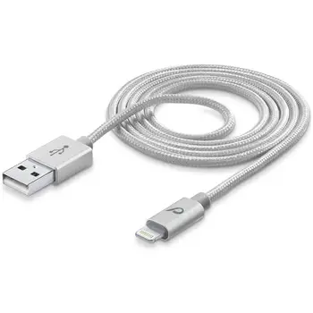 Cellularline Lightning Apple cable for charging and data sync for devices Apple Silver
Cellularline Lightning Apple cable for charging and data sync for devices Apple Silver