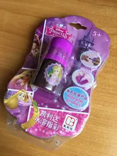 Disney-esmalte de uñas soluble en agua, juguetes para juego de imitación, maquillaje para niños y niñas, juguete para regalo