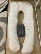 Almohada Lumbar de lana suave para embarazadas, cojín protector lateral multifunción tipo U para embarazadas, envío directo