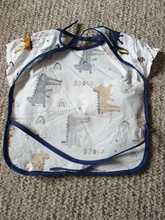 Baberos impermeables para bebés y niños, Bandana sin mangas, Baberos adorables para bebé, de algodón suave babero, ropa de Eva para eructar comidas