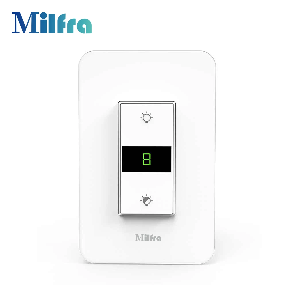 Smart Dimmer Switch WiFi Light US Plug SmartLife App LED Dimming Switch works with Amazon Alexa Google Assistant
Smart Dimmer Switch WiFi Light US Plug SmartLife App LED Dimming Switch works with Amazon Alexa Google Assistant
