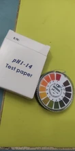 5m 1-14 PH Indicador de ácido alcalino medidor de prueba rollo de papel para agua Saliva orina suelo papel de tornasol pruebas de medición