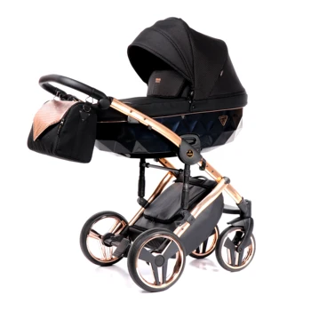 

Stroller baby 2 pieces ONYX Junama, include chair de ride and carrycot