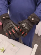 Guantes de motocicleta para carreras, impermeables, a prueba de viento, de cuero cálida, para ciclismo, frío, para invierno, envío gratis